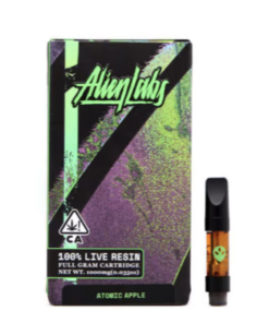 Alien Labs Atomic Apple Live Resin Carts